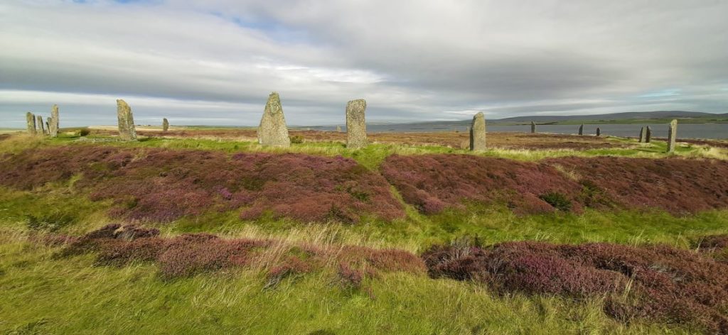 Ring of Brodgar, a neolithic ring of stones, Orney